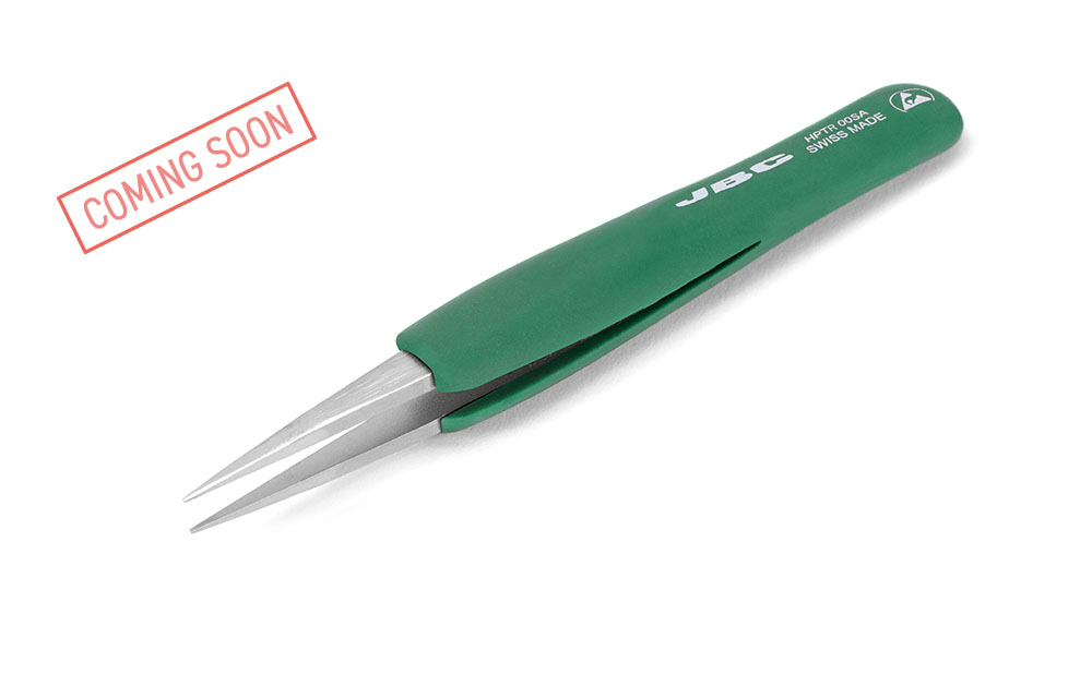 HPTR-00SA - High-precision Tweezers With Rubber Grip